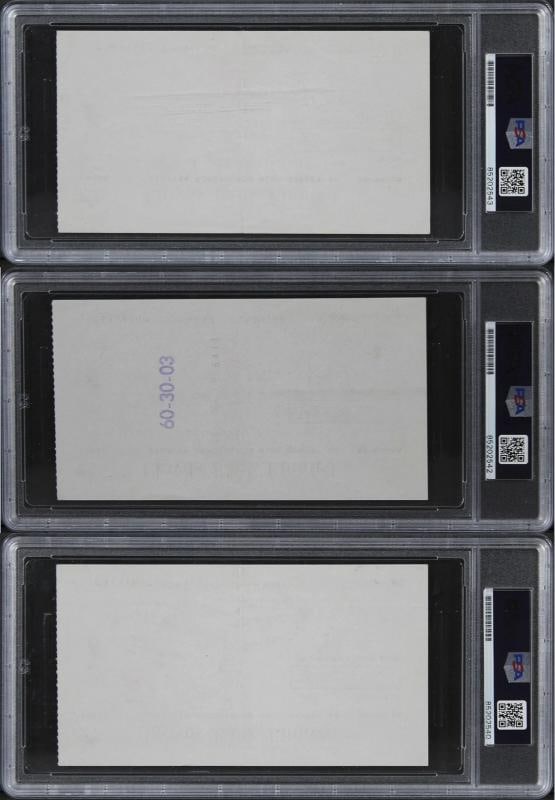 Queen (4) Mercury, May, Deacon, Taylor Signed 1976 Bank Set Of 3 Checks PSA Slab - 2