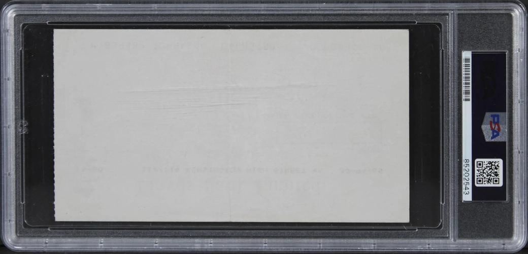Queen (4) Mercury, May, Deacon, Taylor Signed 1976 Bank Set Of 3 Checks PSA Slab - 6