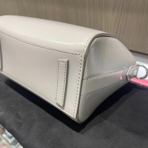 Givenchy Antigona Toy Bag in Light Grey Box Leather - 12
