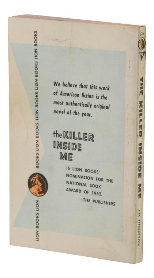 The Killer Inside Me ~ by JIM THOMPSON ~ First Edition ~ 1st Printing 1925 PULP - 2