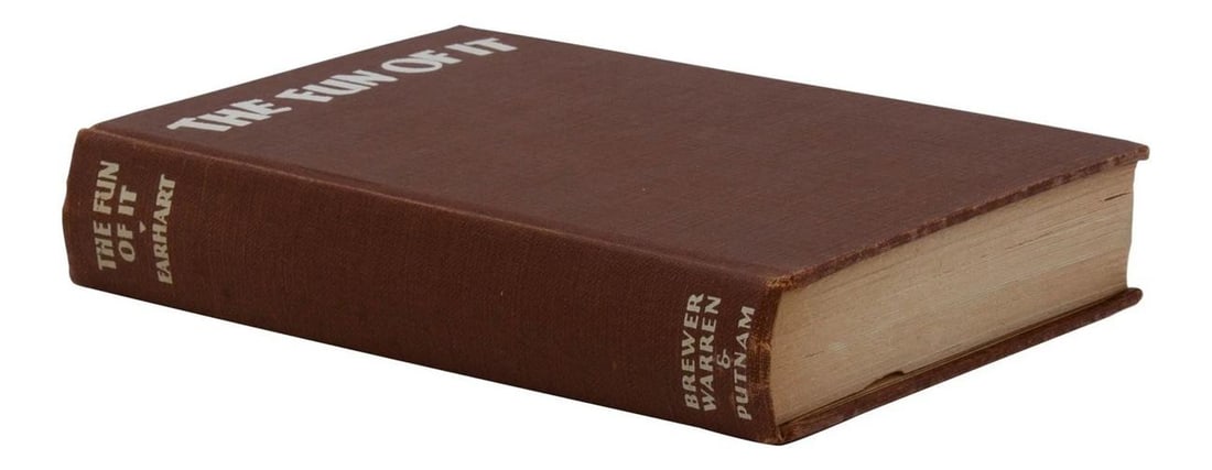 The Fun of It ~ by AMELIA EARHART ~ Signed First Edition ~ 1st Printing 1932 - 4