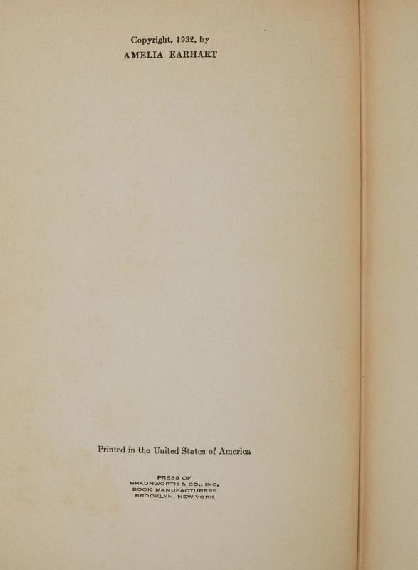 The Fun of It ~ by AMELIA EARHART ~ Signed First Edition ~ 1st Printing 1932 - 8
