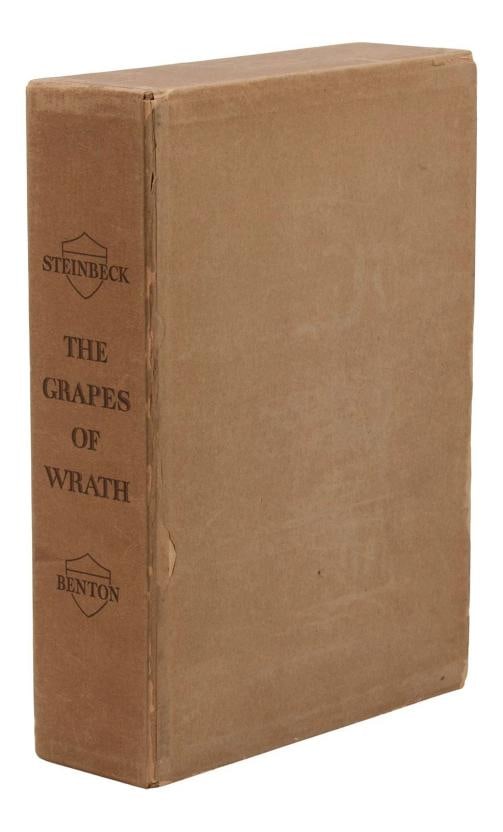 The Grapes of Wrath ~ SIGNED by THOMAS HART BENTON ~ Limited Edition ~ 1940 - 8