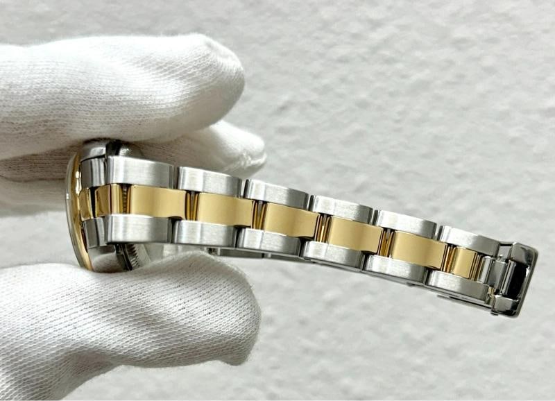 Rolex Ladies Datejust 79163 26mm Factory Silver Diamond Dial 18k Gold Steel - 7