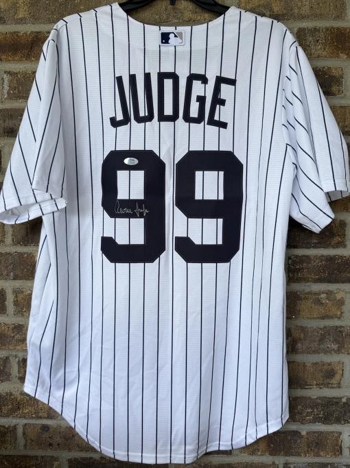 Aaron Judge Signed Autographed New York Yankees White Nike Elite Jersey PSA/DNA: Signed: Yes,Player: Aaron Judge,League: MLB,Is Autographed: Y,Categories: Autographed MLB Jerseys,Product: Jersey,Framed: No,Sport: Baseball,Product Type: Autographed MLB Jerseys,Original/Reprint: