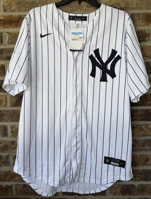 Aaron Judge Signed Autographed New York Yankees White Nike Elite Jersey PSA/DNA - 5