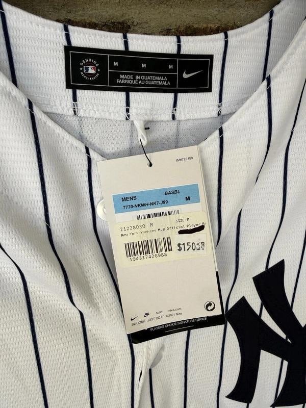 Aaron Judge Signed Autographed New York Yankees White Nike Elite Jersey PSA/DNA - 6