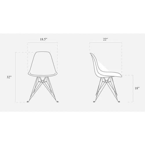 KITH Box Logo Monogram Modernica Fiberglass Chair LIMITED EDITION - 6
