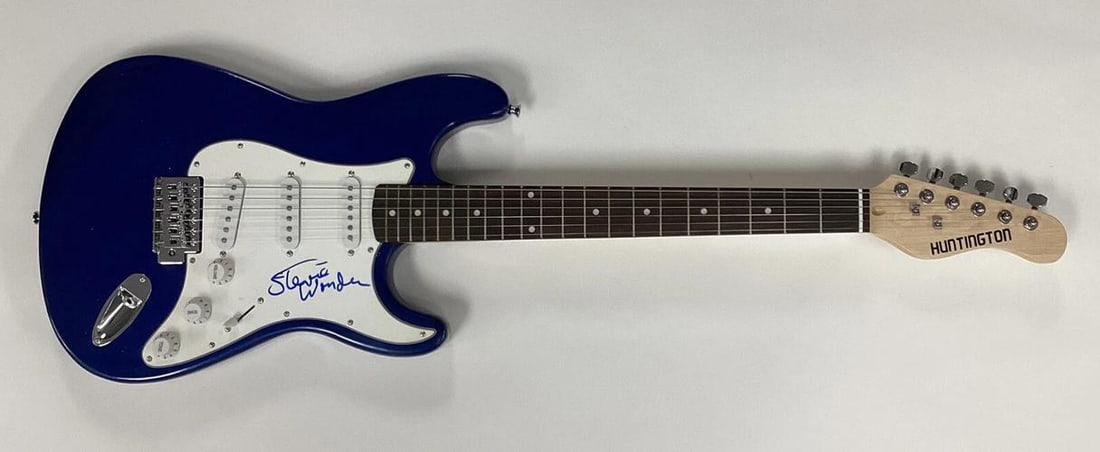 Stevie Wonder Signed Guitar (JSA LOA) - 2