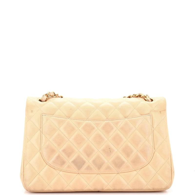 Chanel Classic Double Flap Bag Quilted Lambskin Jumbo - 3