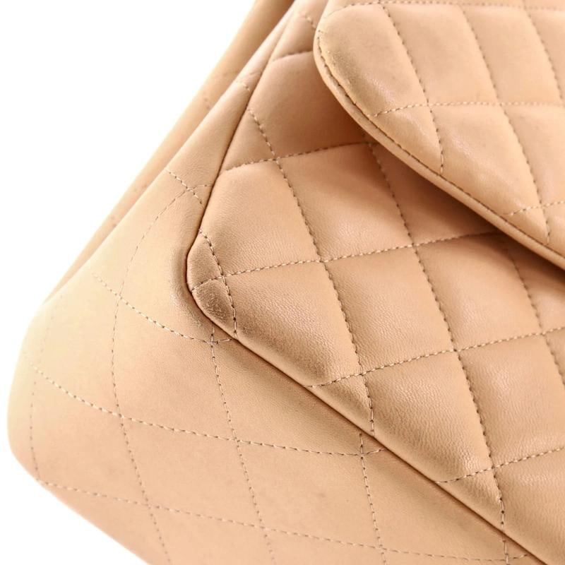 Chanel Classic Double Flap Bag Quilted Lambskin Jumbo - 6