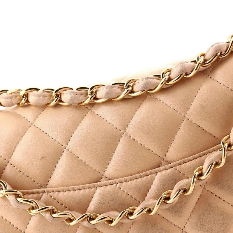 Chanel Classic Double Flap Bag Quilted Lambskin Jumbo - 7