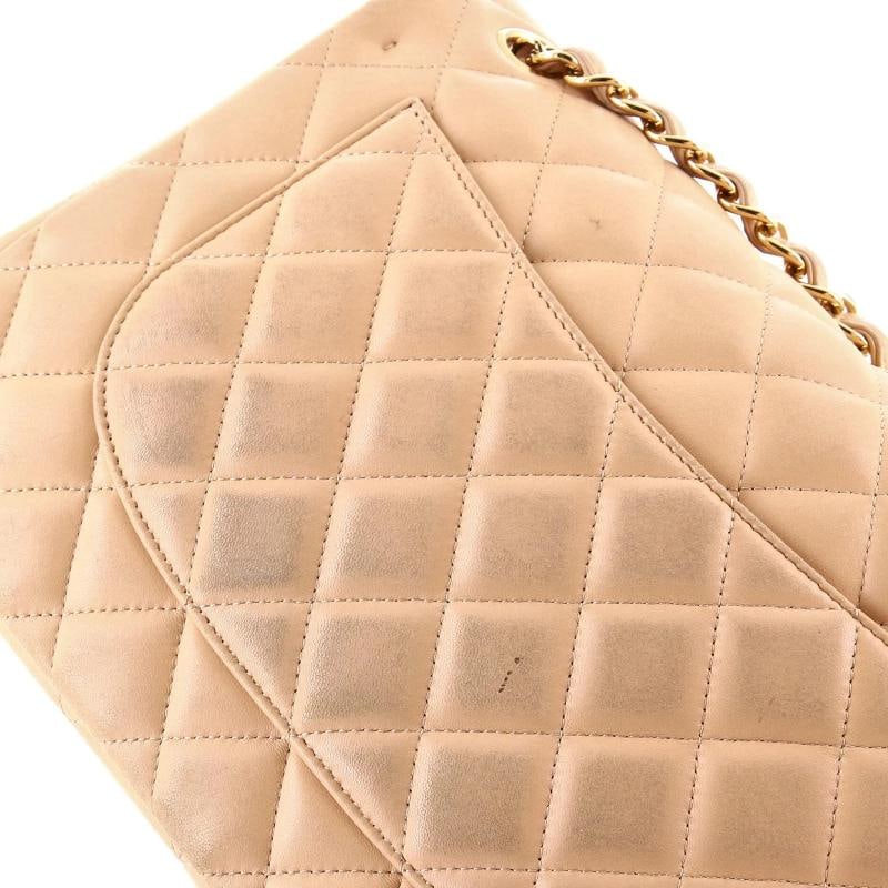 Chanel Classic Double Flap Bag Quilted Lambskin Jumbo - 8