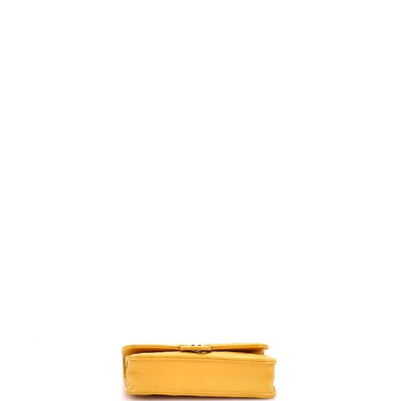 Chanel Classic Top Handle Flap Phone Holder with Chain Quilted Lambskin - 4