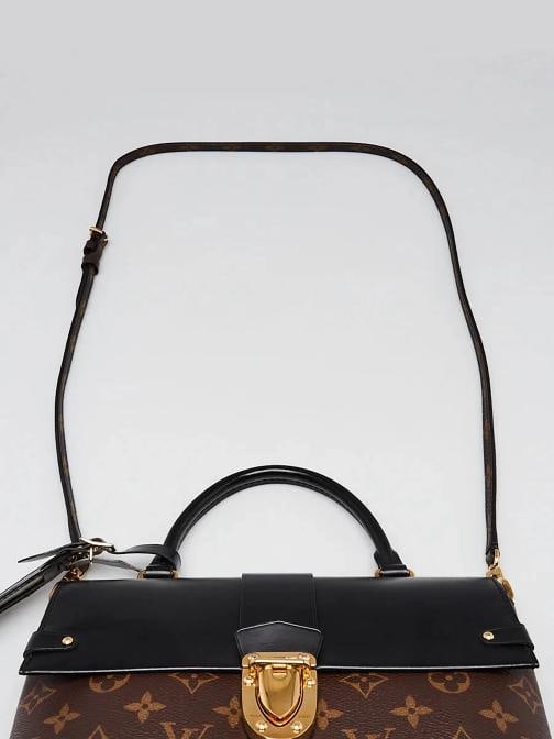 Louis Vuitton Black Monogram Canvas One Handle Flap MM Bag - 11
