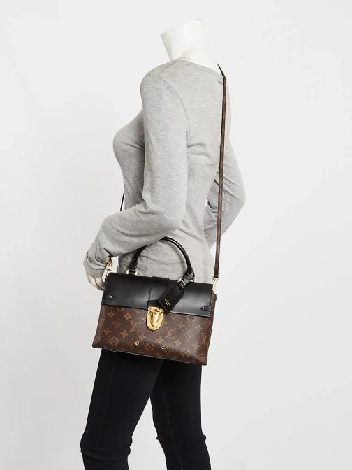 Louis Vuitton Black Monogram Canvas One Handle Flap MM Bag - 2