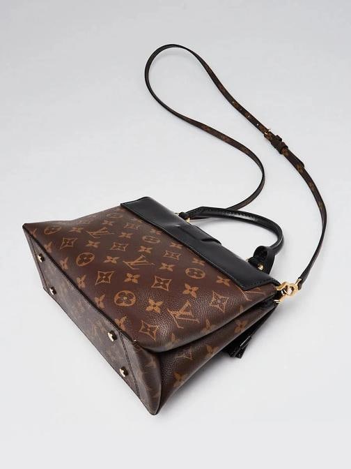 Louis Vuitton Black Monogram Canvas One Handle Flap MM Bag - 3