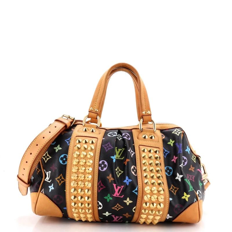 Louis Vuitton Courtney Bag Monogram Multicolor MM: Accessories: With Strap Measurements: Handle Drop 4.5", Height 9", Width 13.5", Depth 7", Strap Drop 18.5-21". Condition: Pre-owned - Good,Brand: Louis Vuitton,Exterior Material: Leather,Style: