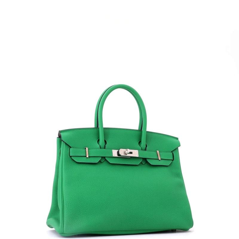 Hermes Birkin Handbag Verso Togo with Palladium Hardware 30 - 2