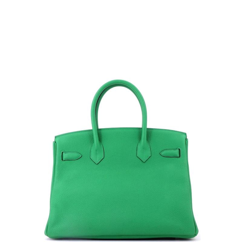 Hermes Birkin Handbag Verso Togo with Palladium Hardware 30 - 3