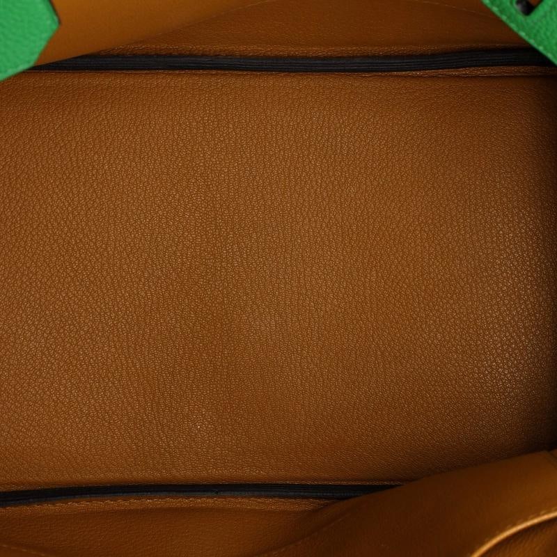Hermes Birkin Handbag Verso Togo with Palladium Hardware 30 - 5