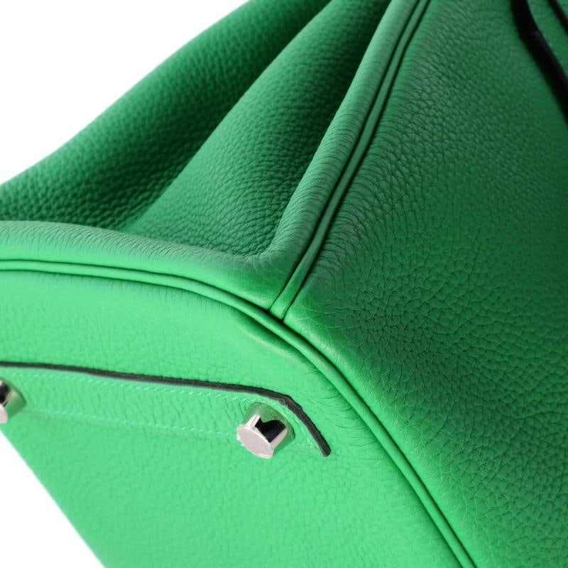 Hermes Birkin Handbag Verso Togo with Palladium Hardware 30 - 7