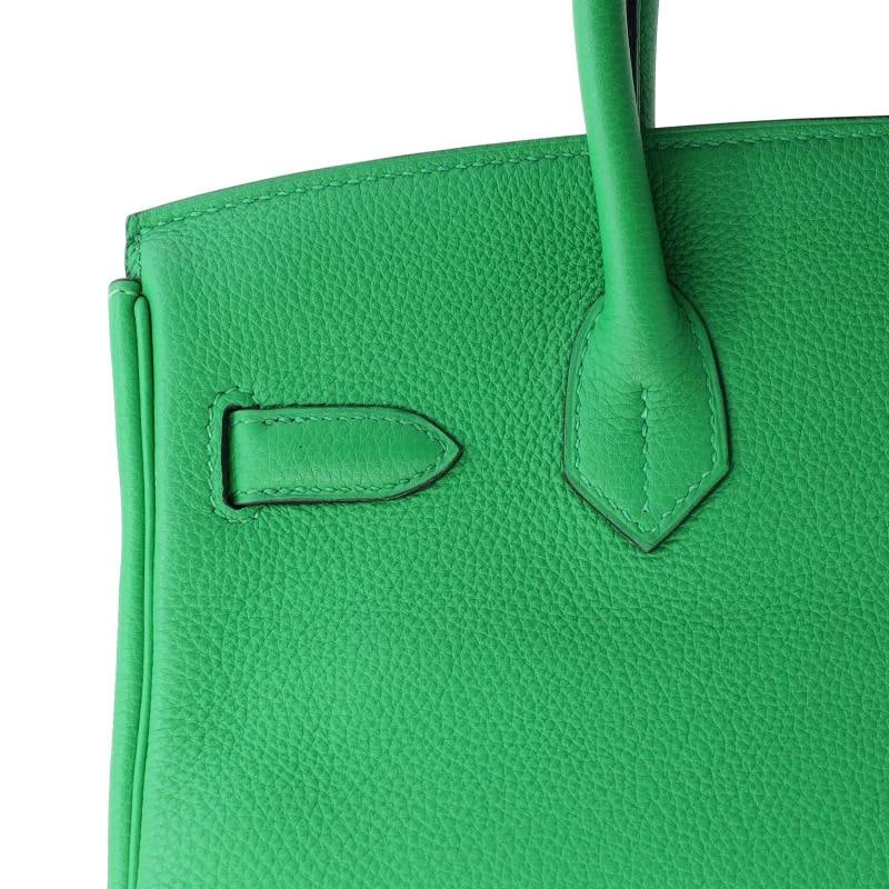Hermes Birkin Handbag Verso Togo with Palladium Hardware 30 - 8