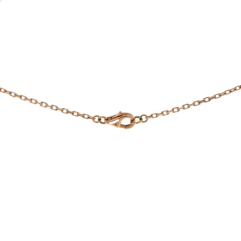 Cartier C Heart de Cartier Pendant Necklace 18K Rose Gold with Diamond XS - 3