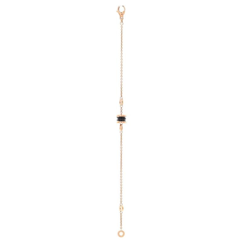 Bvlgari B.Zero1 Soft Bracelet 18K Rose Gold with Ceramic - 3