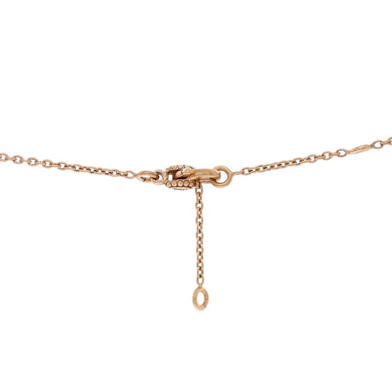 Christian Dior Rose Couture Pendant Necklace 18K Rose Gold with Diamonds - 4