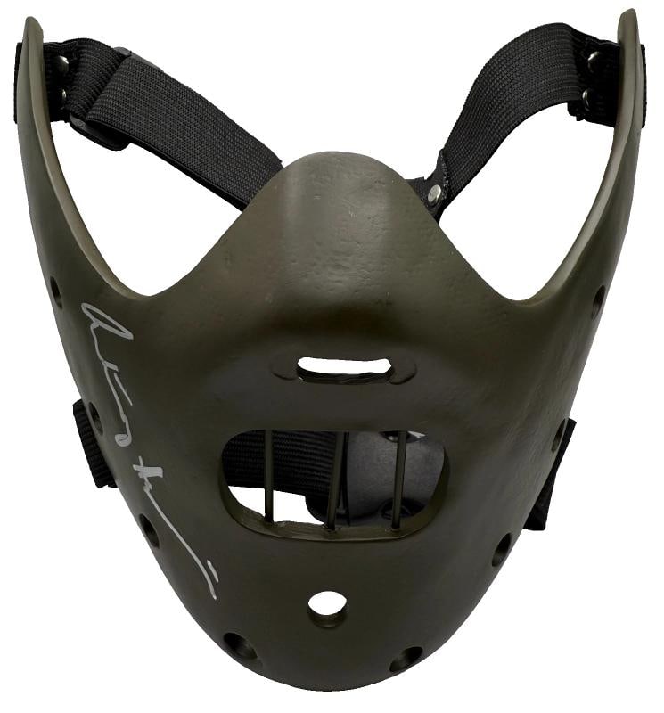 Anthony Hopkins Signed Hannibal Lecter Mask The Silence of the Lambs Beckett BAS: Industry: Movies,Movie: The Silence of the Lambs,Signed by: Anthony Hopkins,Signed: Yes,Autograph Authentication: Beckett,Original/Reproduction: Original,Country of Origin: United States