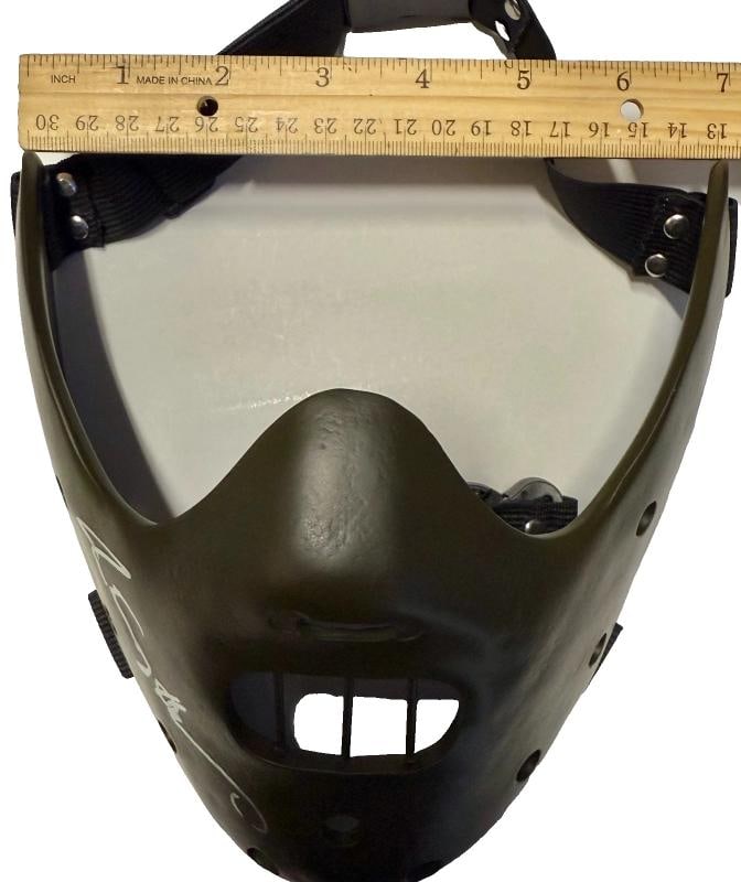 Anthony Hopkins Signed Hannibal Lecter Mask The Silence of the Lambs Beckett BAS - 8