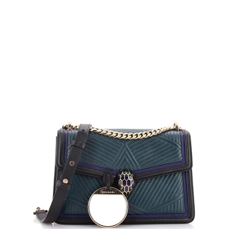 Bvlgari Serpenti Forever Shoulder Bag Quilted Leather Small - 2