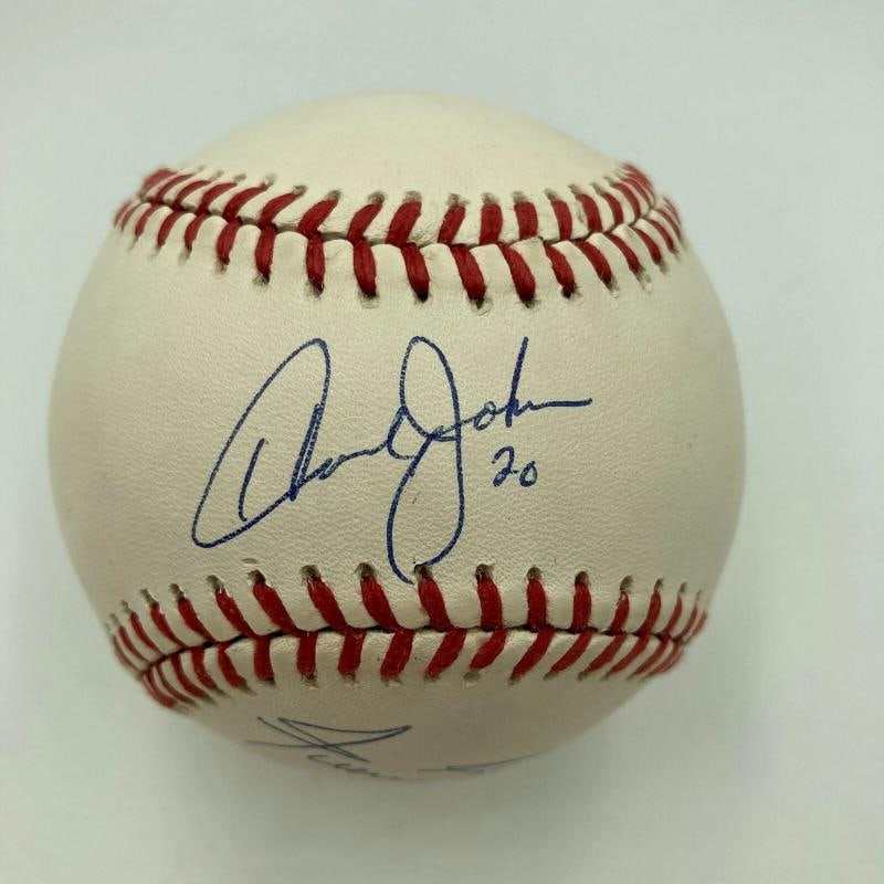 Willie Mays Barry Bonds & Bobby Bonds Signed National League Baseball JSA COA - 5
