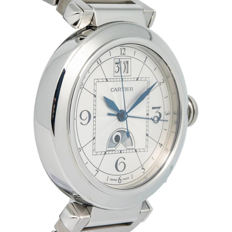 Cartier Pasha 2938/W3109255 Bracelet Steel Silver Arabic Auto 42mm - 4