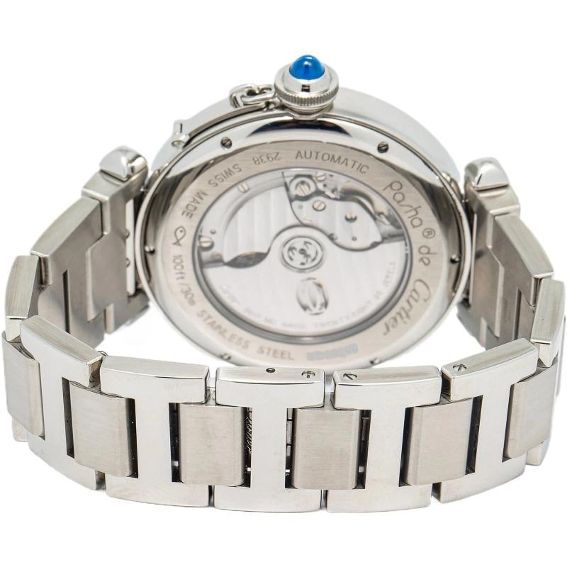 Cartier Pasha 2938/W3109255 Bracelet Steel Silver Arabic Auto 42mm - 5