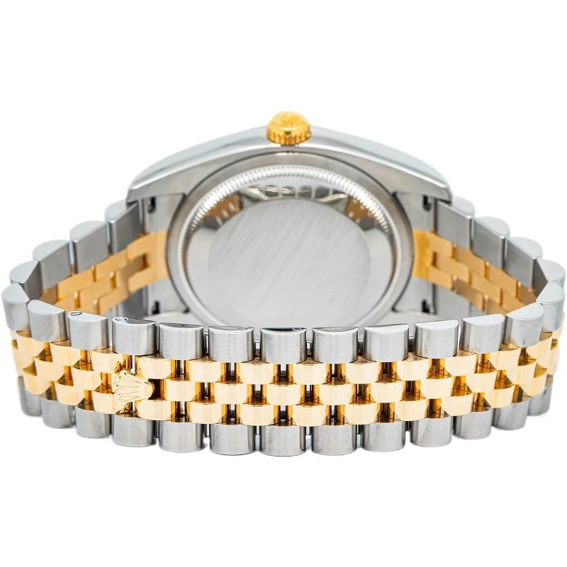 Rolex Datejust 116233 Jubilee Stainless Steel & Yellow Gold Black Diamond 36mm - 5