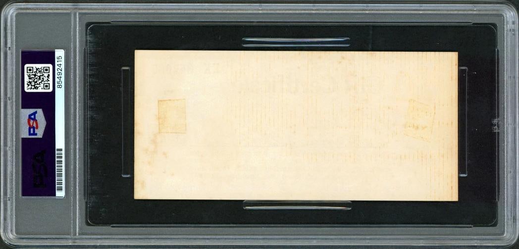 Ray Kroc McDonald's Signed 2.75x6 50 Cent 1974 Gift Certificate Auto 9! PSA Slab - 2