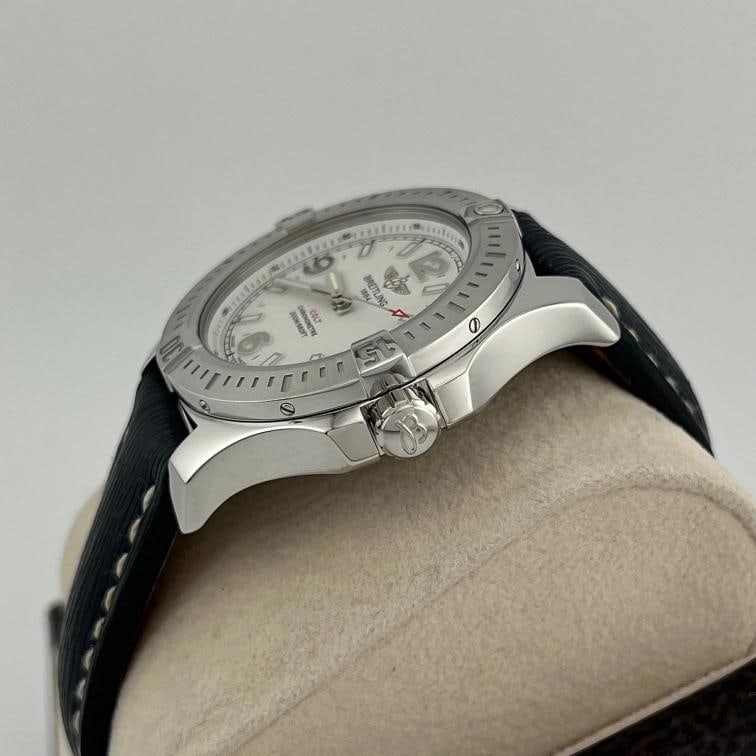 Breitling Colt 36 A74389 36mm White Dial Stainless Steel Box Papers - 6