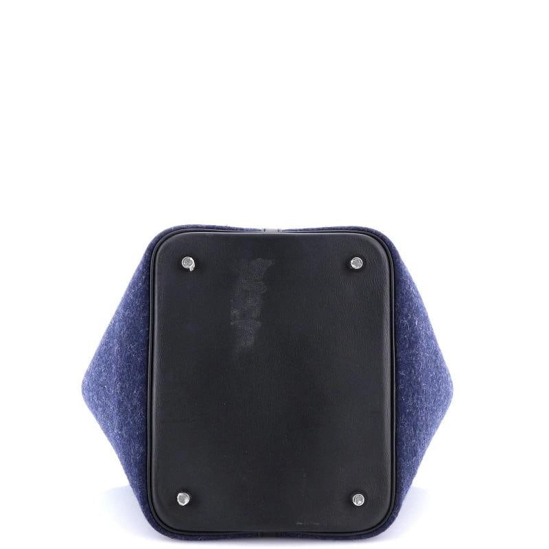 Hermes Picotin Lock Bag Felt with Leather MM - 4