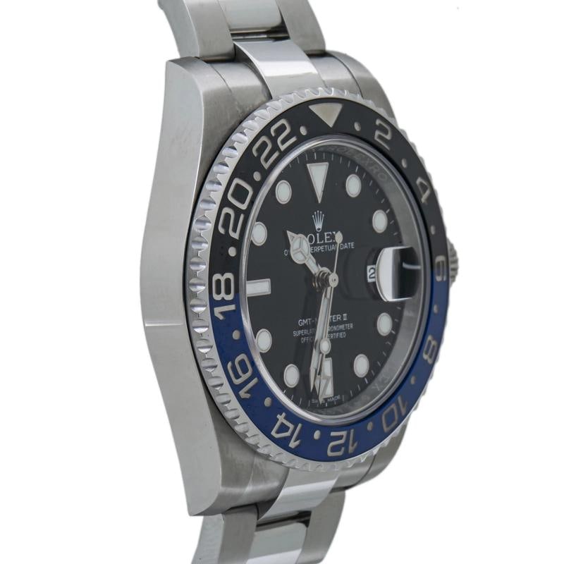 Rolex GMT Master II 116710BLNR 2014 Card Oyster Steel black Auto 40mm - 2