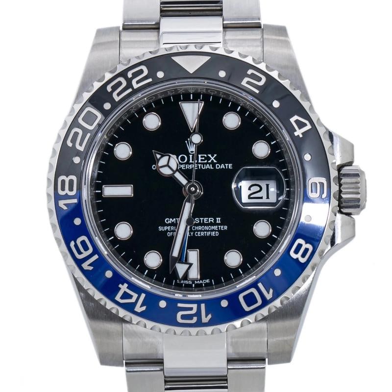 Rolex GMT Master II 116710BLNR 2014 Card Oyster Steel black Auto 40mm - 3