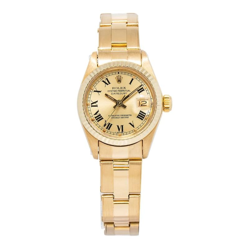 Rolex Datejust 6917 Oyster Yellow Gold Champagne Index 26mm - 2