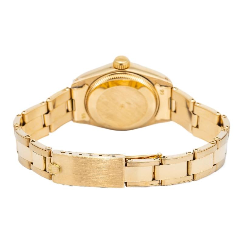 Rolex Datejust 6917 Oyster Yellow Gold Champagne Index 26mm - 5