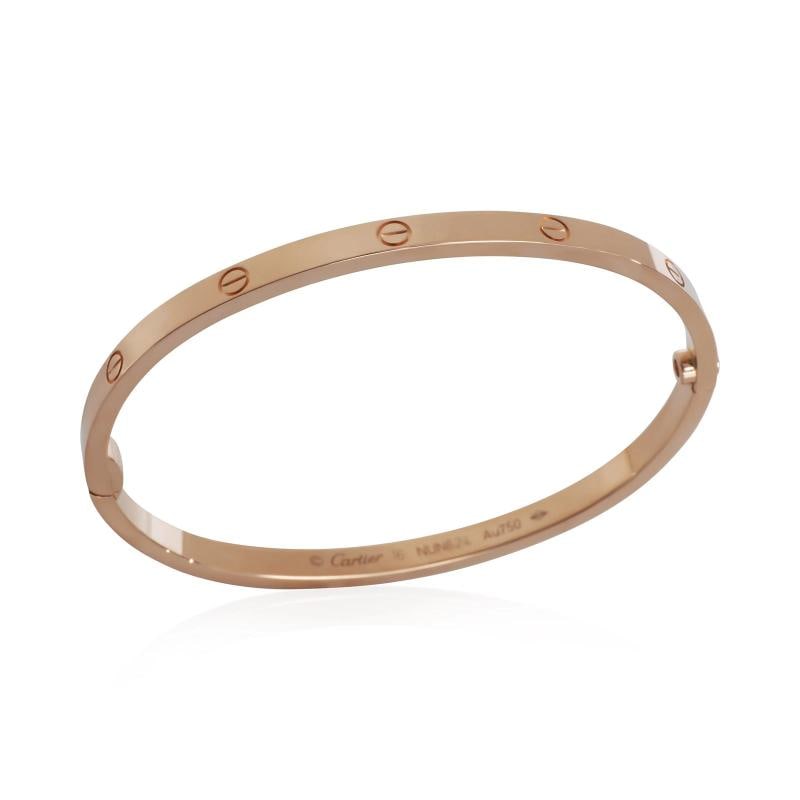 Cartier Rose Gold Small Model Love Bracelet - 4
