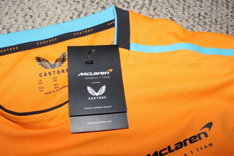LANDO NORRIS SIGNED MCLAREN RACING F1 FORMULA F1 TEAM SET UP SHIRT BECKETT COA - 7