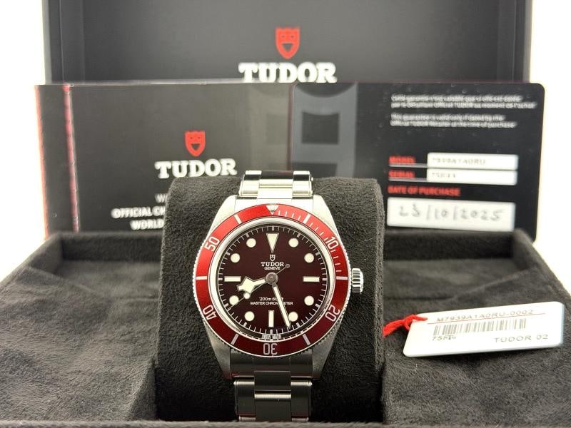 2025 Tudor Black Bay 58 7939A1A0RU 39mm Burgundy Red Dial Bezel Steel Box Paper - 12