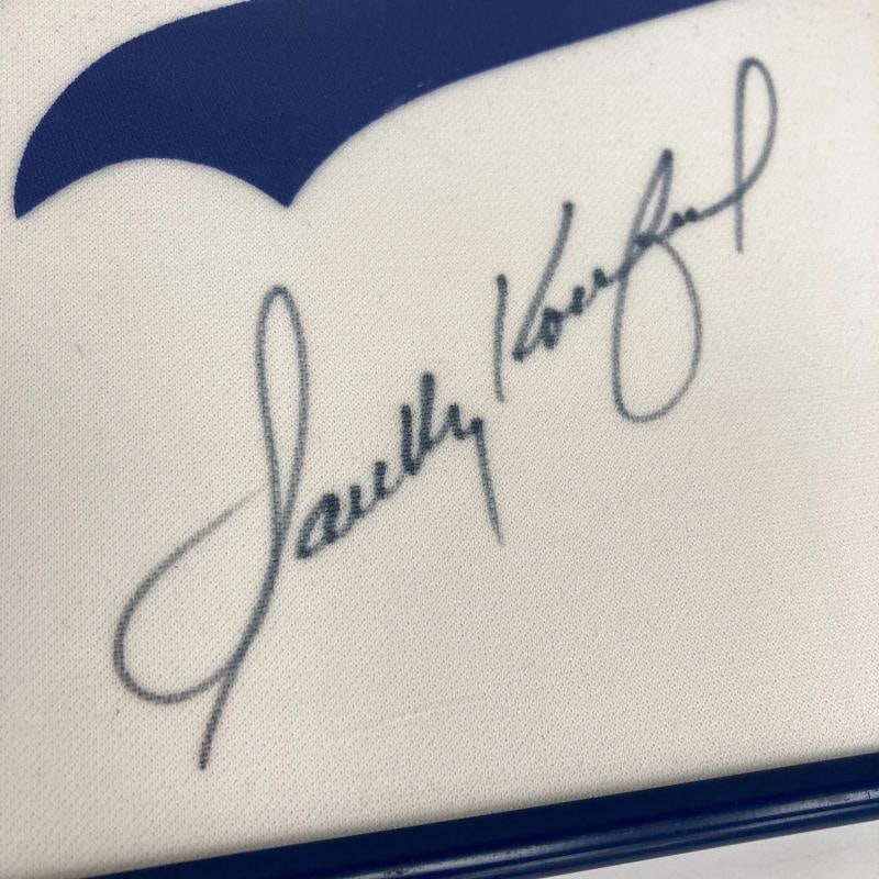Sandy Koufax Signed Los Angeles Dodgers Jersey Patch Framed Display JSA COA - 4