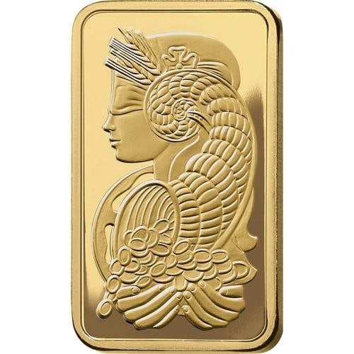1 oz Gold Bar - PAMP Suisse - Fortuna - 999.9 Fine in Sealed Assay - 3