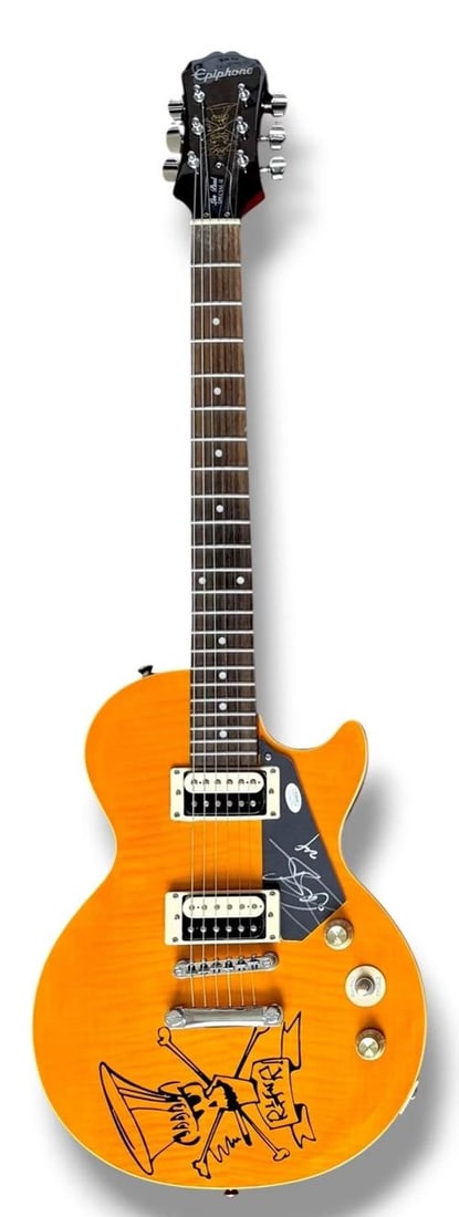 Slash Signed Guitar JSA COA Epiphone Appetite Les Paul Guns N Roses - 3